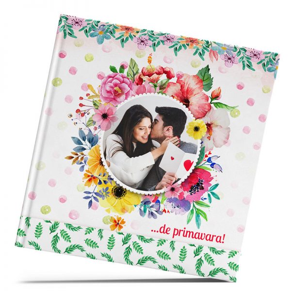 album fotocarte cu flori dedicat lunii martie, ziua femeii, primaverii