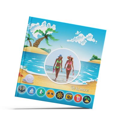 Mini Summer – mini album foto personalizat 15x15 cm
